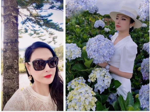 Huyền Baby khoe ảnh gia đình toàn mỹ nhân, check-in nghỉ lễ mà tưởng đâu đi chụp tạp chí-2