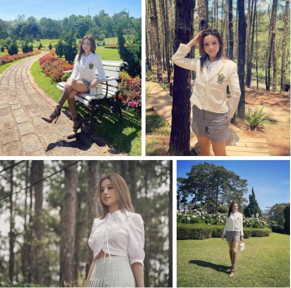 Huyền Baby khoe ảnh gia đình toàn mỹ nhân, check-in nghỉ lễ mà tưởng đâu đi chụp tạp chí-5