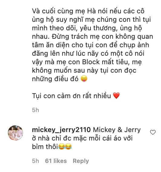 Hồ Ngọc Hà quyết không diện hàng hiệu cho các con vì một lý do khiến fan phải gật gù-4