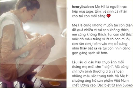 Hồ Ngọc Hà viết tâm thư dài cho các con, đáng chú ý là cách nuôi dạy bé Subeo