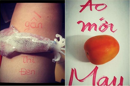 Mượn sự phong phú của tiếng Việt, 'Đuổi hình bắt chữ' phiên bản đồ ăn ra đời