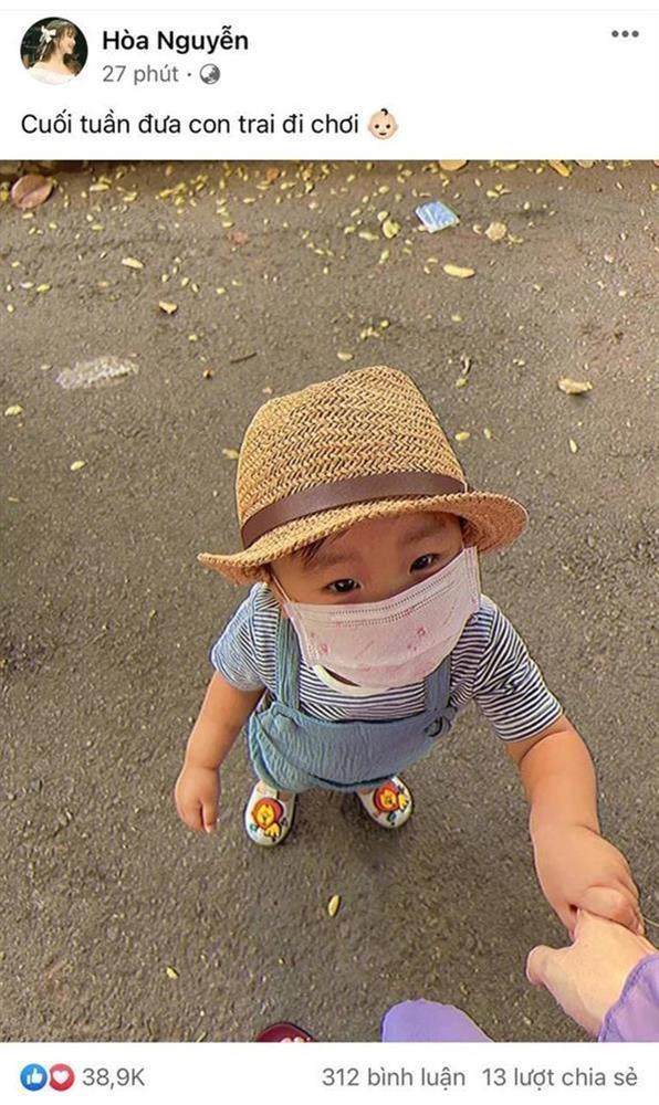 Hòa Minzy nhớ nhung khoe ảnh chồng con nhưng lại phán luôn một câu giả trân-5