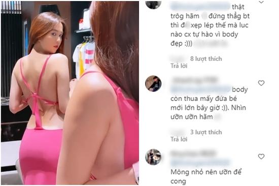 Ngọc Trinh cố tạo dáng ưỡn ngực, cong lưng liền bị chê: 'Hãm, thua cả bé gái mới lớn'