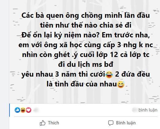 Lên mạng hỏi về lần đầu gặp chồng, chủ thớt nhận hàng loạt hoàn cảnh trớ trêu-2