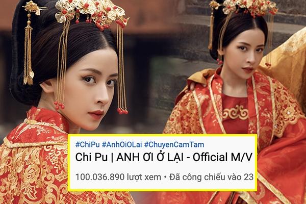 Chi Pu có MV đầu tiên cán mốc 100 triệu view kể từ khi ‘cầm mic lên là thành ca sĩ’