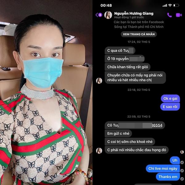 Tin nhắn hé lộ mối quan hệ Hương Giang - Lâm Khánh Chi hiện tại-1