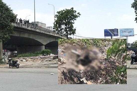 Thi thể người đàn ông cháy đen ở bãi rác dưới chân cầu Đồng Nai