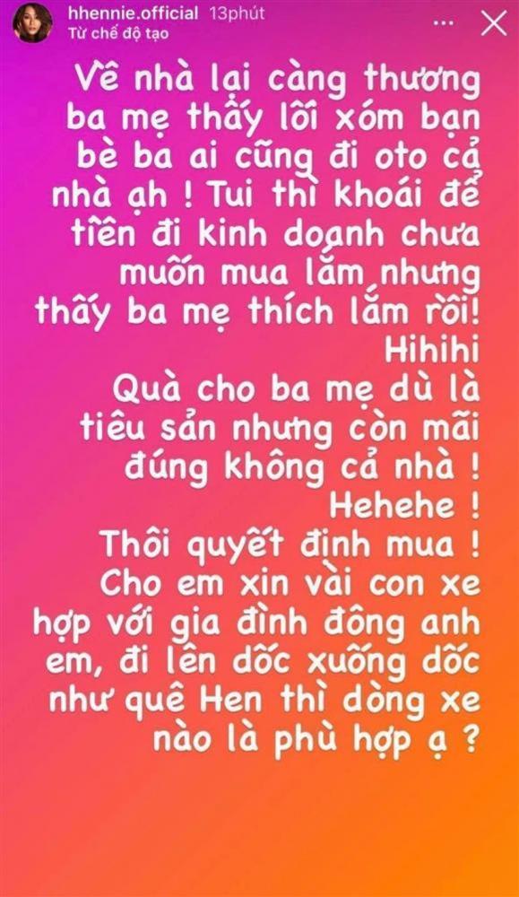 Những món quà khủng HHen Niê tặng đấng sinh thành-3