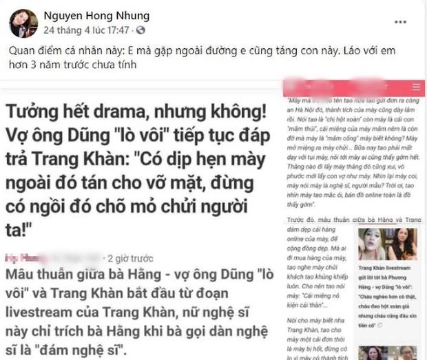 Vợ Xuân Bắc liên tục cà khịa Trang Trần, cựu mẫu đáp trả còn sẵn sàng tay đôi-1