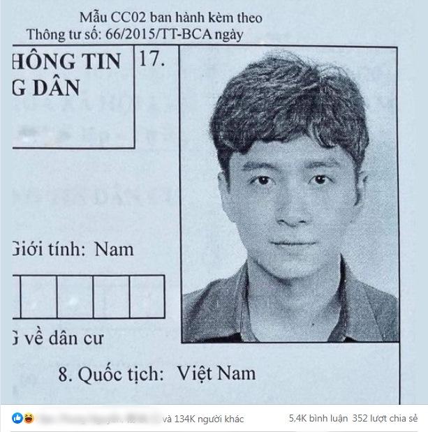 Đẹp trai từ nhỏ, bảo sao ảnh căn cước công dân của Ngô Kiến Huy cực phẩm cỡ này-2