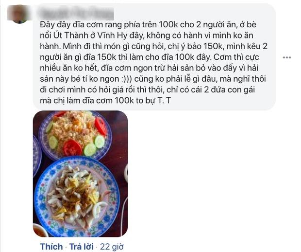 Sốc trước màn chém đẹp thực khách tại quán ăn ở Vĩnh Hy-3