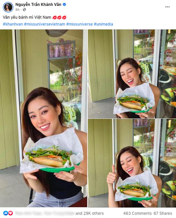 Trước thềm Miss Universe, Hoa hậu Khánh Vân vẫn kịp thử một món Việt trên đất Mỹ-1