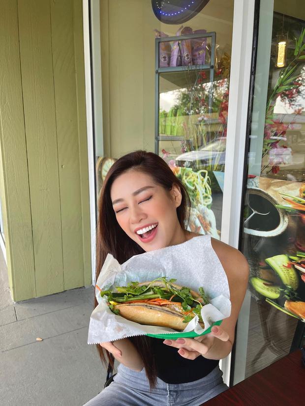 Trước thềm Miss Universe, Hoa hậu Khánh Vân vẫn kịp thử một món Việt trên đất Mỹ-3