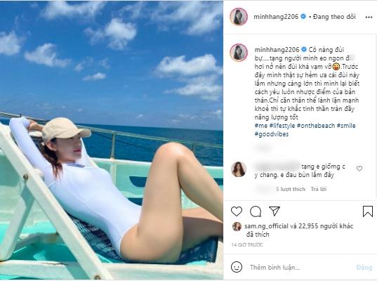 Tâm sự bắp chân cột đình của Minh Hằng được dân mạng hùa theo cổ vũ-1