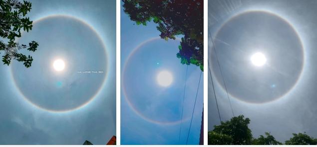 Bất ngờ xuất hiện vòng tròn sáng rực trên bầu trời Hạ Long khiến dân tình rần rần-1