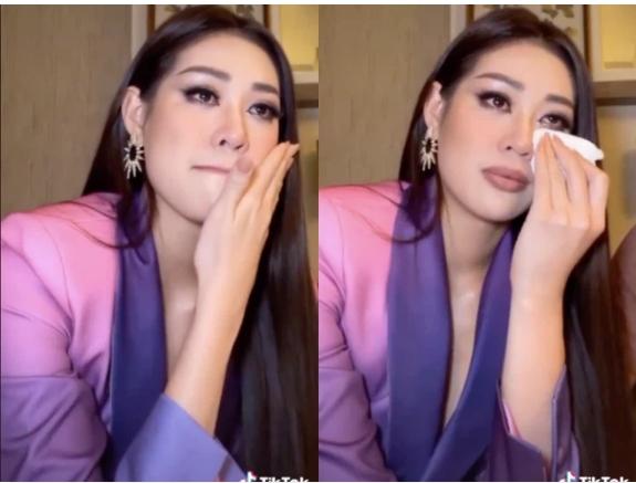 Vừa tới Mỹ thi Miss Universe, Khánh Vân bị chỉ trích vì khóc trên livestream-2