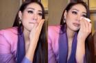 Vừa tới Mỹ thi 'Miss Universe', Khánh Vân bị chỉ trích vì khóc trên livestream