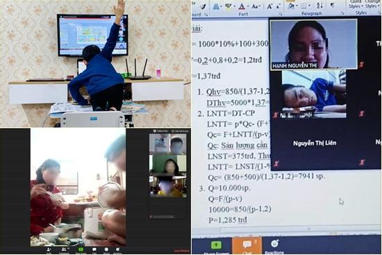 Cười ra nước mắt với 1001 kiểu học sinh học online 'mùa Cô Vy'