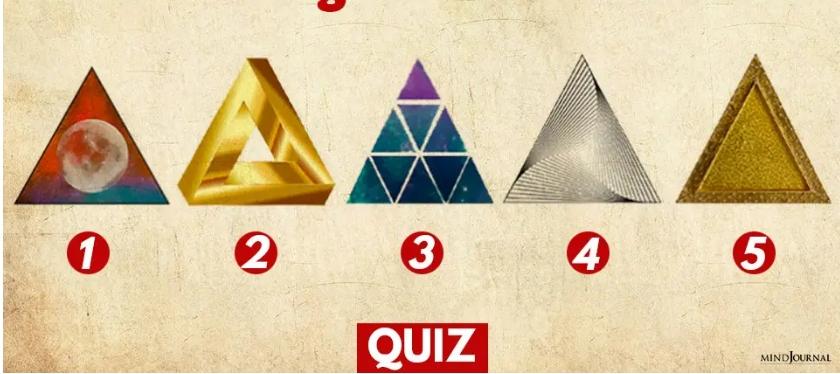 Hình tam giác yêu thích tiết lộ điều bạn coi trọng trong cuộc sống-1