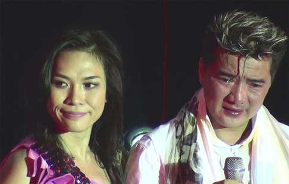 Clip Đàm Vĩnh Hưng bị xịt hơi cay trên sân khấu bất ngờ bị đào lại trên TikTok-4