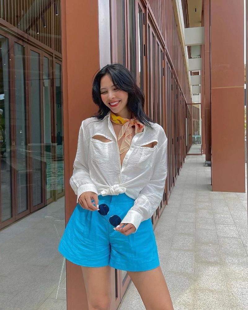 Street style: Võ Hoàng Yến hóa nàng thơ - Minh Triệu diện áo khoét ngực chất chơi-8