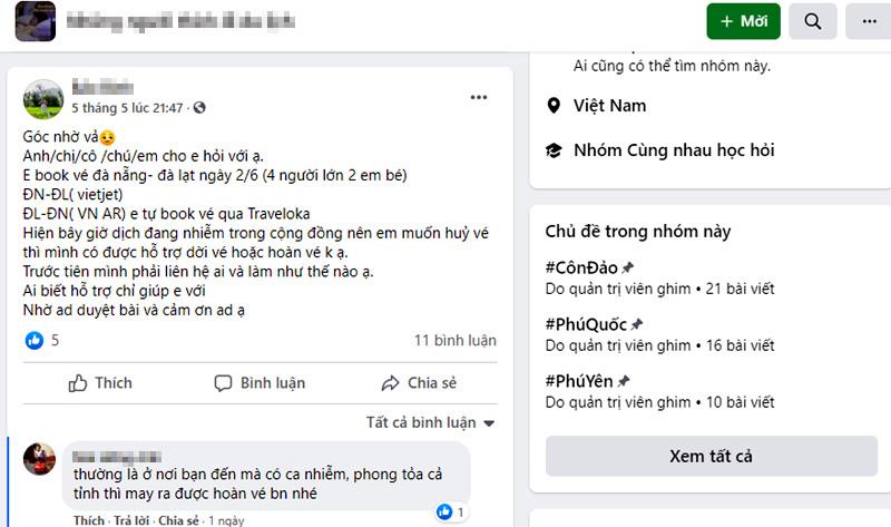 Tự đặt vé đi chơi, rối bời chuyện hoàn hủy-1