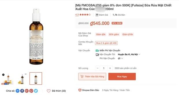 Quỳnh Anh Shyn mua nhầm sữa rửa mặt fake trên mạng vì lười-3