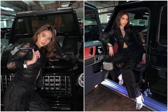 Ngọc Trinh 'check-in' xế 12 tỷ, dân mạng tò mò: Mua hay mượn?