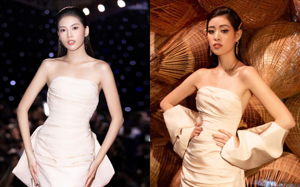 Khánh Vân cân đẹp dàn hậu từ Kỳ Duyên đến HHen Niê khi đụng hàng-10