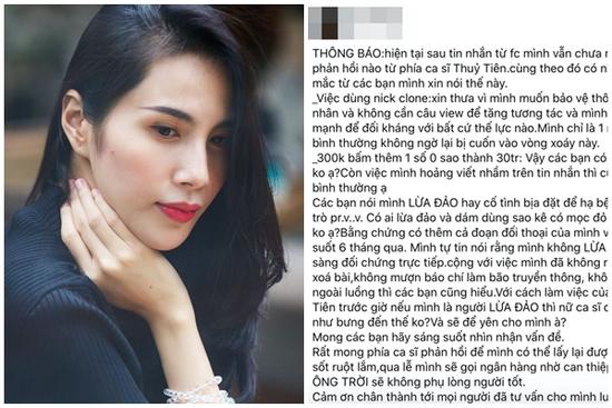 Người chuyển nhầm 30 triệu cho Thủy Tiên tiếp tục phốt 'chưa được hoàn tiền'