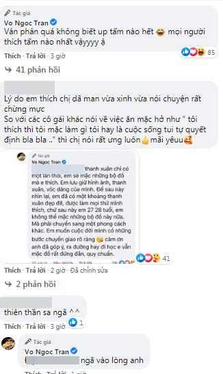 Bị góp ý tạo dáng hở trên lẫn dưới, phản ứng tưng tửng của Võ Ngọc Trân-6