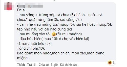 Bị chồng thách nấu cơm tối 3 món với 40k, vợ được 500 chị em tư vấn chất lừ-3