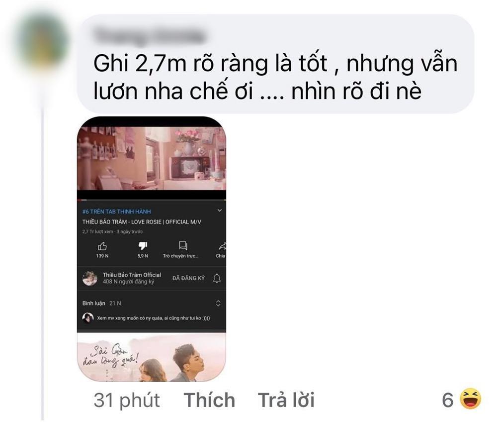 Thiều Bảo Trâm khoe thành tích MV mới, nonfan cười cợt bậc thầy độ view-8
