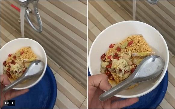 Vô tư lấy nước tắm nấu mì tôm, thanh niên nhận cái kết đắng ngay sau đó-1