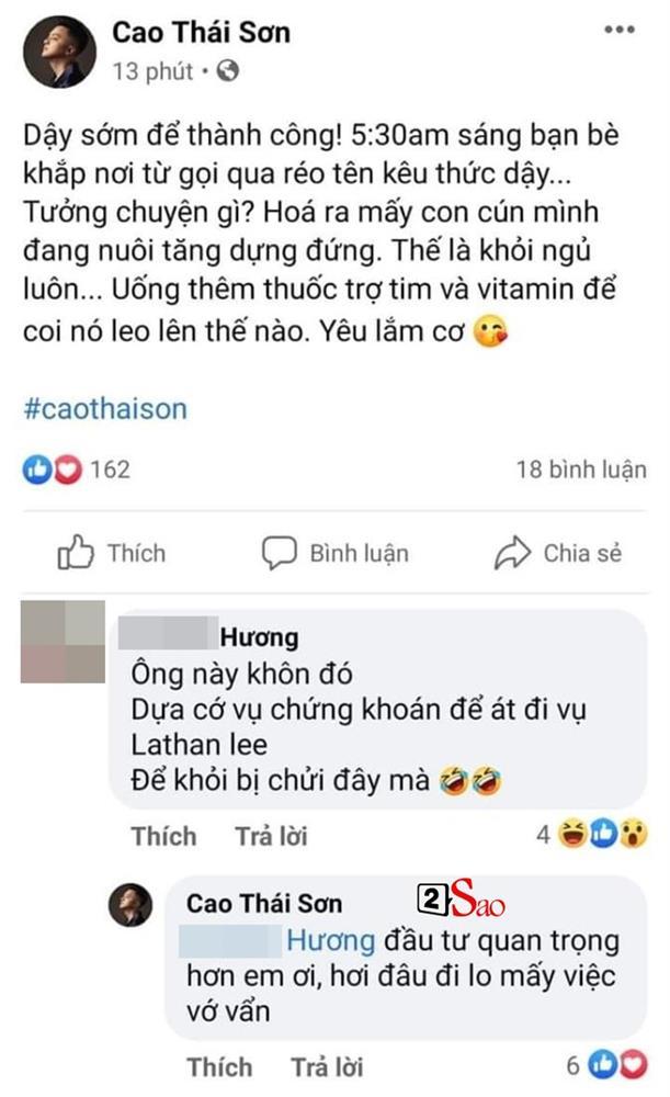 Bị khịa không dám đối đầu Nathan Lee, Cao Thái Sơn nói gì?-2