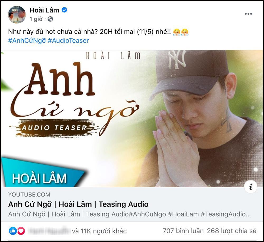 Sau câu nói viral Anh ok, Hoài Lâm tung luôn bài hát mới Anh cứ ngỡ-1