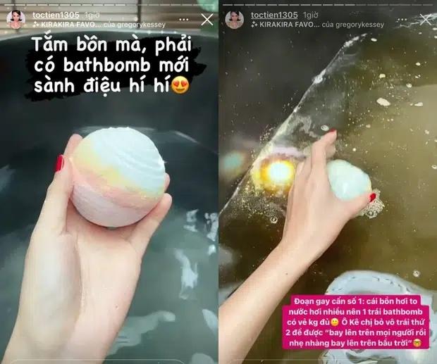 Chill bồn tắm với bath bomb: Lương Thùy Linh relax, Tóc Tiên và Giang Ơi fail lòi-6
