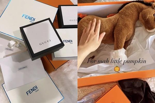 Chị cả giới rich kid Việt dưỡng thai sang chảnh, sơn hào hải vị, đập hộp mỏi tay-5