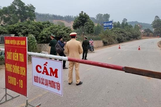 Bắc Giang giãn cách xã hội toàn huyện Lục Nam từ 17h hôm nay