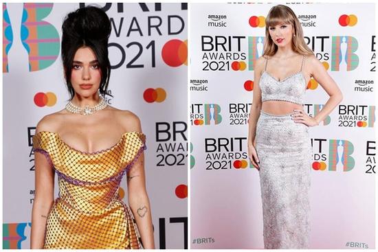 Dàn mỹ nhân chuộng váy xẻ ngực sâu tại Brit Awards 2021