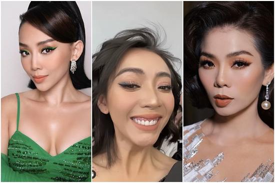 Sao Việt lăng-xê mốt make up mắt xanh đỏ lòe loẹt như thập niên 90s