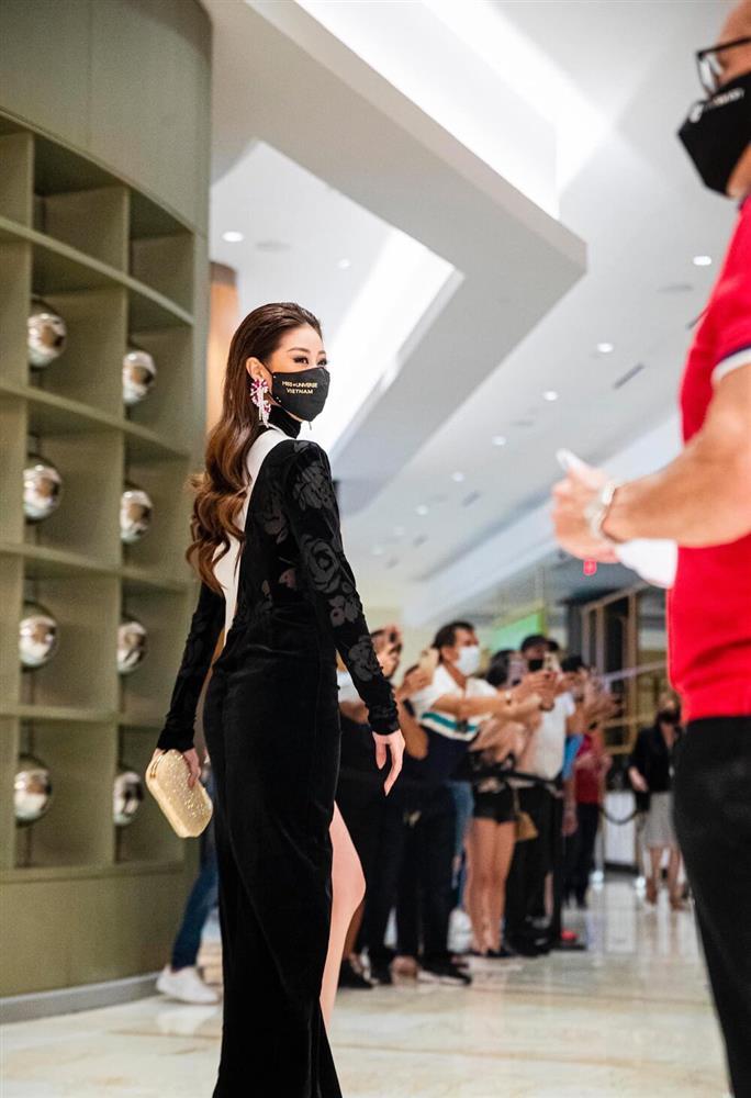 Hé lộ đầm dạ hội Khánh Vân chặt chém ở bán kết Miss Universe-3