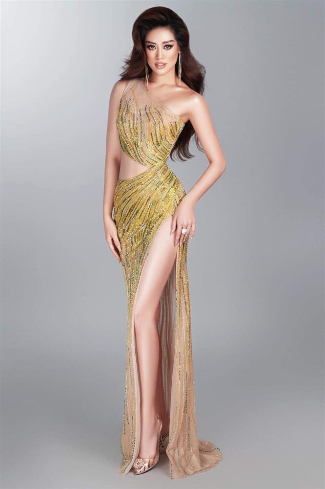 Hé lộ đầm dạ hội Khánh Vân chặt chém ở bán kết Miss Universe-6