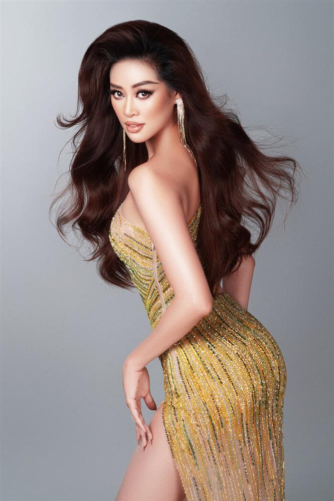 Hé lộ đầm dạ hội Khánh Vân chặt chém ở bán kết Miss Universe-7