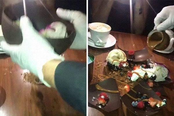 Đầu bếp Trung Quốc dùng đùi làm thớt-1