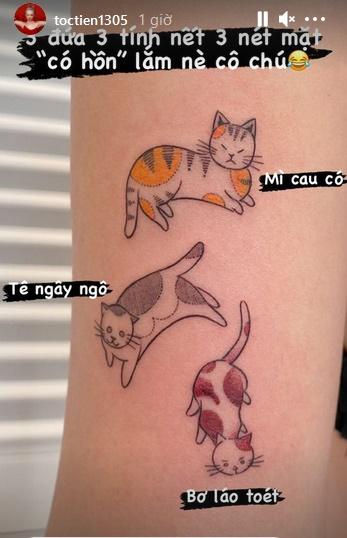 Không xăm tên ông xã Touliver, Tóc Tiên khắc hình 3 con cưng đẹp xỉu-3