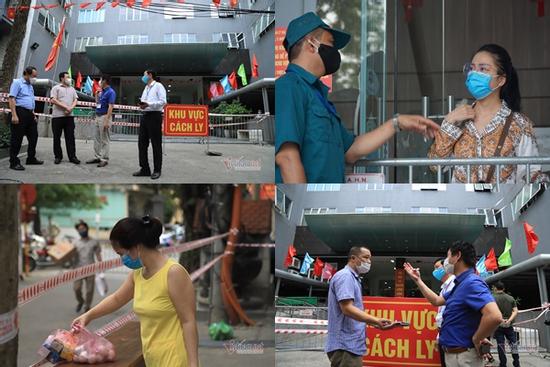 Hà Nội: Phong tỏa khu dân cư phố Lê Văn Lương và Nguyễn Lương Bằng