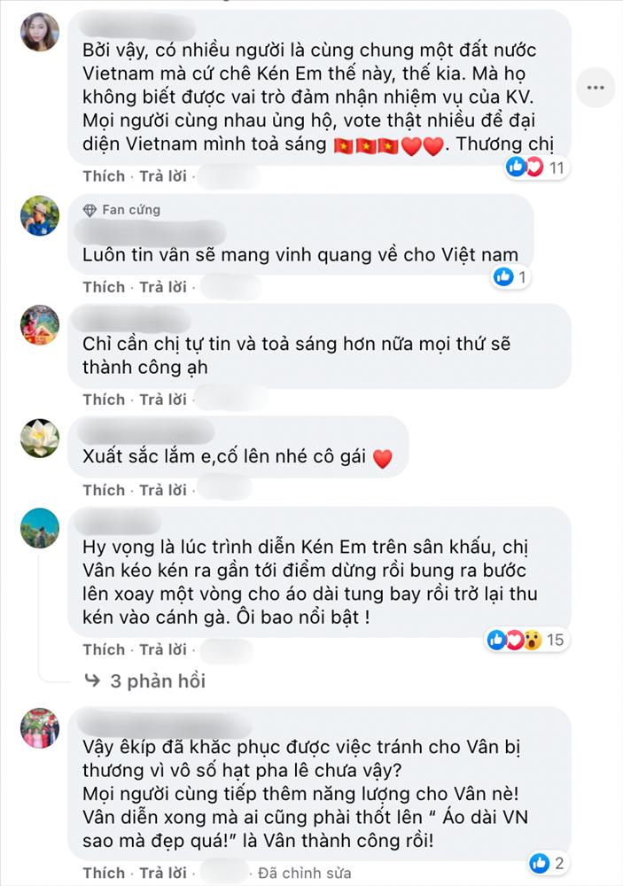 Khánh Vân bầm dập vì Quốc phục Kén Em khiến fan lo cho đêm chung kết Miss Universe-6