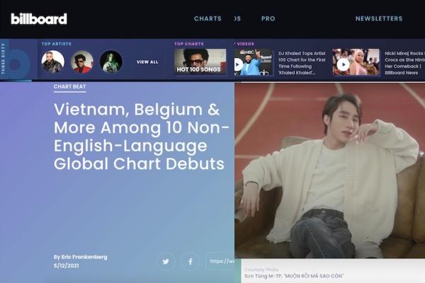 Fan Việt ‘phổng mũi’ tự hào khi Sơn Tùng M-TP được khen trên trang chủ Billboard