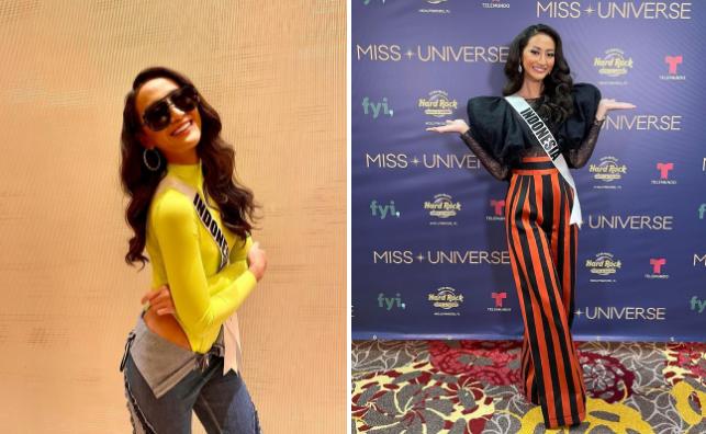 Thí sinh Indonesia diện quần có thiết kế lạ ở Hoa hậu Hoàn vũ-2